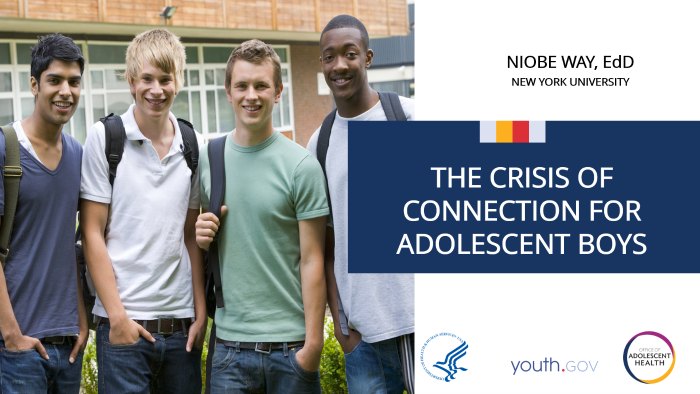 The Crisis of Connection for Adolescent Boys: A TAG Talk