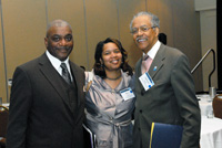 Pastors Ron and Kim Odom, True Vine Church, Boston, MA, with the Reverend Samuel 